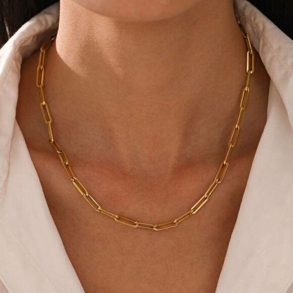 Trendy style chain necklace A1052 - Picture 1 of 5